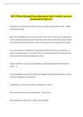 BYU Floral Design Exam Questions with Verified Answers  &lpar;Guaranteed Success&rpar;