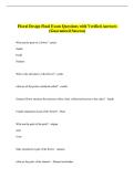 Floral Design Final Exam Questions with Verified Answers  &lpar;Guaranteed Success&rpar;
