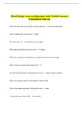 Floral design&colon; state test Questions with Verified Answers  &lpar;Guaranteed Success&rpar; 