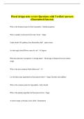 Floral design state review Questions with Verified Answers  &lpar;Guaranteed Success&rpar;
