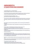 AMENDMENTS 1-27 QUESTIONS AND ANSWERS