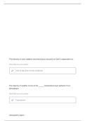 AVIATION METEOROLOGY MIDTERM REVIEW QUESTIONS WITH CORRECT ANSWERS