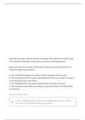 CHIA PROPERTY LEVEL BENCHMARKING QUESTIONS WITH CORRECT ANSWERS