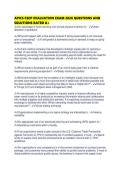 APICS CSCP EVALUATION EXAM 2026 QUESTIONS AND SOLUTIONS RATED