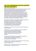 APICS CSCP COMPREHENSIVE EXAM 2026 QUESTIONS AND SOLUTIONS RATED