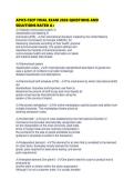 APICS CSCP FINAL EXAM 2026 QUESTIONS AND SOLUTIONS RATED