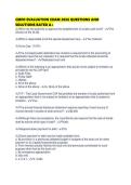CMFO EVALUATION EXAM 2026 QUESTIONS AND SOLUTIONS RATED