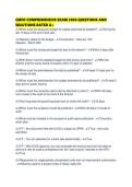CMFO COMPREHENSIVE EXAM 2026 QUESTIONS AND SOLUTIONS RATED