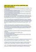 CMFO FINAL EXAM 2026 ACTUAL QUESTIONS AND SOLUTIONS RATED