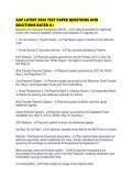 AAP LATEST 2026 TEST PAPER QUESTIONS AND SOLUTIONS RATED