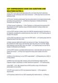 AAP COMPREHENSIVE EXAM 2026 QUESTIONS AND SOLUTIONS RATED