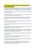 CPCU 540 FINAL EXAM 2026 ACTUAL QUESTIONS AND SOLUTIONS RATED