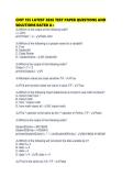 CNIT 155 LATEST 2026 TEST PAPER QUESTIONS AND SOLUTIONS RATED