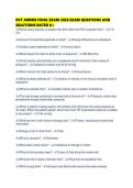RVT ARDMS FINAL EXAM 2026 EXAM QUESTIONS AND SOLUTIONS RATED