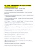 RVT ARDMS COMPREHENSIVE EXAM 2026 QUESTIONS AND SOLUTIONS RATED