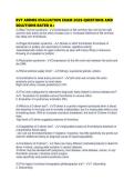 RVT ARDMS EVALUATION EXAM 2O26 QUESTIONS AND SOLUTIONS RATED