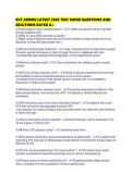 RVT ARDMS LATEST 2026 TEST PAPER QUESTIONS AND SOLUTIONS RATED