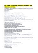 RVT ARDMS STUDY GUIDE 2026 EXAM QUESTIONS AND SOLUTIONS RATED