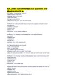 RVT ARDMS CORE EXAM TEST 2026 QUESTIONS AND SOLUTIONS RATED