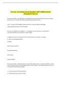 Forensic Accounting Exam Questions with Verified Answers  &lpar;Guaranteed Success&rpar;