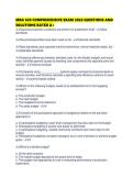 MBA 620 COMPREHENSIVE EXAM 2026 QUESTIONS AND SOLUTIONS RATED
