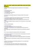 MBA 620 STUDY GUIDE 2026 QUESTIONS AND SOLUTIONS RATED