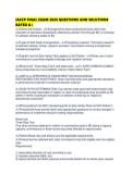 IACCP FINAL EXAM 2026 QUESTIONS AND SOLUTIONS RATED