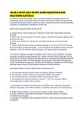 IACCP LATEST 2026 STUDY GUIDE QUESTIONS AND SOLUTIONS RATED