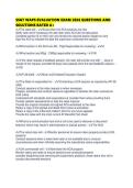 SSGT WAPS EVALUATION EXAM 2026 QUESTIONS AND SOLUTIONS RATED