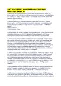 SSGT WAPS STUDY GUIDE 2026 QUESTIONS AND SOLUTIONS RATED