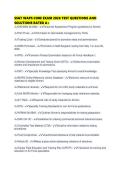 SSGT WAPS CORE EXAM 2026 TEST QUESTIONS AND SOLUTIONS RATED