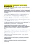 CMAC FINAL EXAM 2026 UPDATED QUESTIONS AND SOLUTIONS RATED