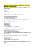 CNA NNAAP NURSE AIDE 2026 EXAM SCRIPT QUESTIONS AND SOLUTIONS RATED