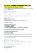 CNA NNAAP NURSE AIDE COMPREHENSIVE EXAM 2026 QUESTIONS AND SOLUTIONS RATED