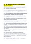 CNA NNAAP CORE EXAM TEST 2026 QUESTIONS AND SOLUTIONS RATED