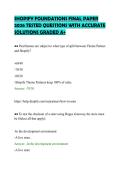 SHOPIFY FOUNDATIONS FINAL PAPER 2026 TESTED QUESTIONS WITH ACCURATE SOLUTIONS GRADED A&plus;