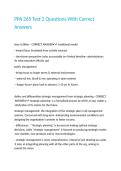PPA 265 Test 2 Questions With Correct Answers