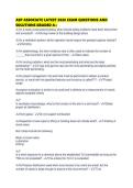 ASP ASSOCIATE LATEST 2026 EXAM QUESTIONS AND SOLUTIONS GRADED