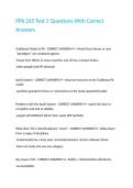 PPA 265 Test 1 Questions With Correct Answers