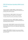PPA 265 final Exam Questions With Correct Answers&period;
