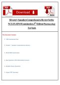 Test Bank&colon; Silvestri&colon; Saunders Comprehensive Review for the NCLEX-RN&reg; Examination&comma; 5th Edition