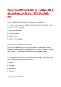 2026 HESI RN Exit Exam Study Guide &vert; V1 Questions & Rationales