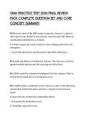 QMA PRACTICE TEST 2026 FINAL REVIEW  PACK COMPLETE QUESTION SET AND CORE  CONCEPT SUMMARY