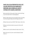 RAMP 2026 EXAM PREPARATION PACK KEY  HAZARD IDENTIFICATION EMERGENCY  RESPONSE AND WORKPLACE SAFETY  SYSTEMS WITH SAMPLE QUESTIONS