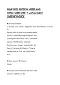 RAMP 2026 REVISION NOTES AND  STRUCTURED SAFETY MANAGEMENT  OVERVIEW GUIDE 