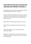 RAMP CERTIFICATION EXAM 3 2026 PRACTICE  QUESTIONS AND ANSWERS TOP REVIEW A&plus;