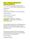 IOM I - Final Exam Questions & Answers &lpar;Grade A&plus;&rpar;&period;docx