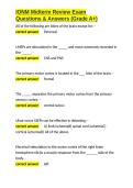 IONM Midterm Review Exam Questions & Answers &lpar;Grade A&plus;&rpar;&period;docx