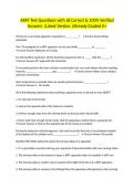 ARFF Test Questions with all Correct & 100&percnt; Verified Answers &vert;Latest Version &vert;Already Graded A&plus;