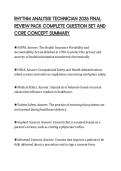 RHYTHM ANALYSIS TECHNICIAN 2026 FINAL  REVIEW PACK COMPLETE QUESTION SET AND  CORE CONCEPT SUMMARY